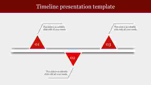 timeline presentation template-timeline presentation template-3-Red